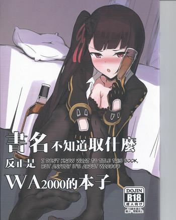 i don x27 t know what to title this book but anyway it x27 s about wa2000 cover