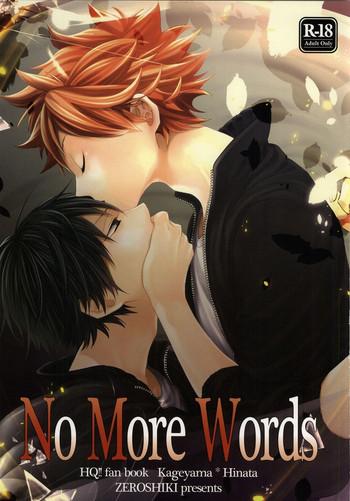 no more words cover