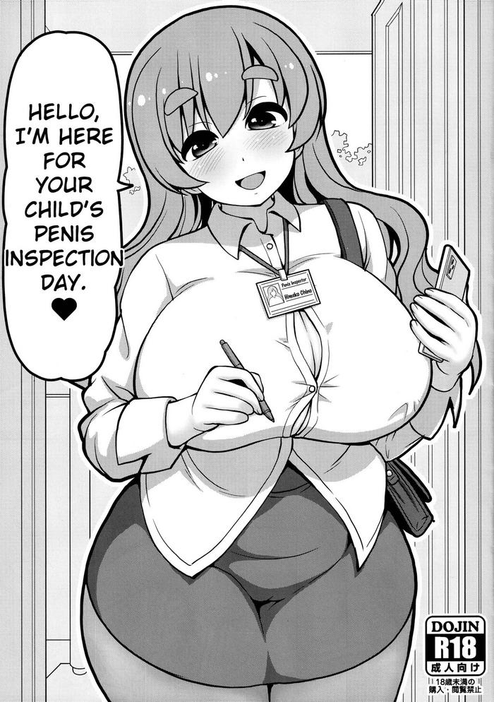 konnichiwa seitsuu kensain desu hello i m here for your child s penis inspection day cover